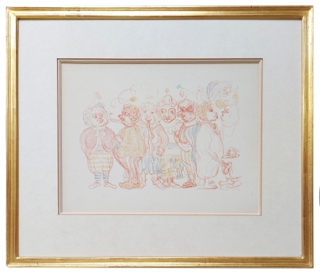 Litho uit 1929 van James Ensor kopen