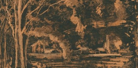 Landschap van de Belgische schilder Walter Ponsaert
