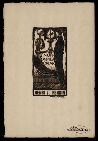 Ex Libris ABCDE Henri J. Renkin