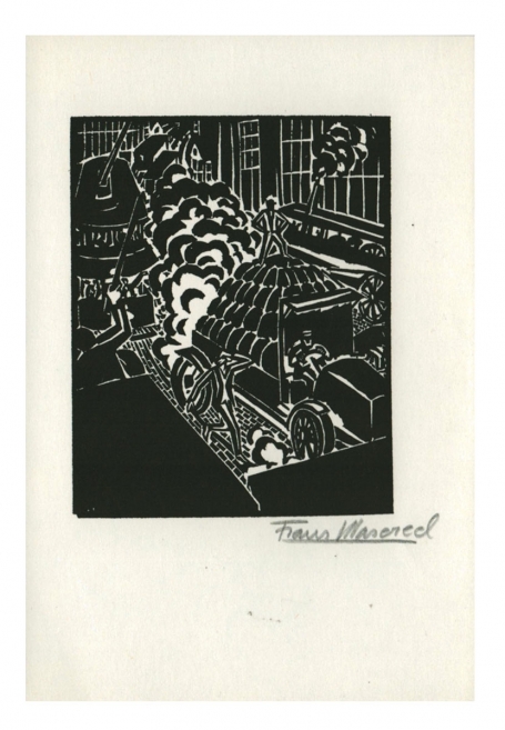 Houtsnede 13/63 :  Le soleil