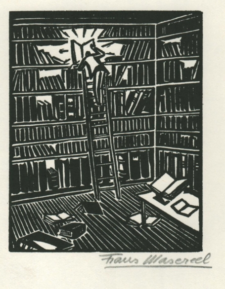 Woodcut by Belgian artist Frans Masereel from the work le soleil 1919