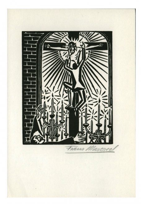 Houtsnede van Belgische kunstenaar Frans Masereel uit het werk le soleil van 1919