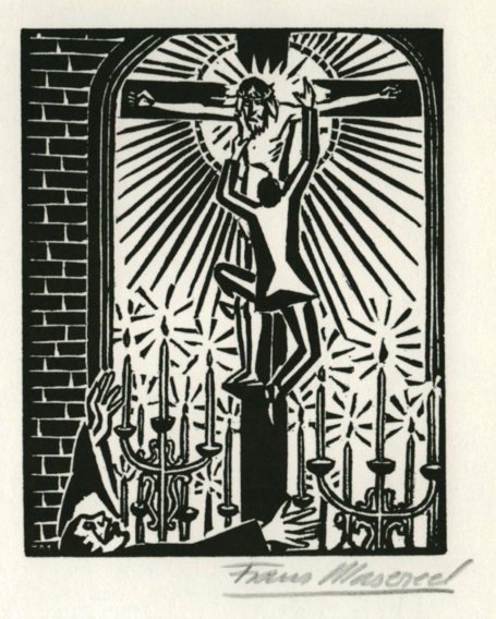 Woodcut van de Belgische kunstenaarlgian artist Frans Masereel uit het werk Soleil van 1919