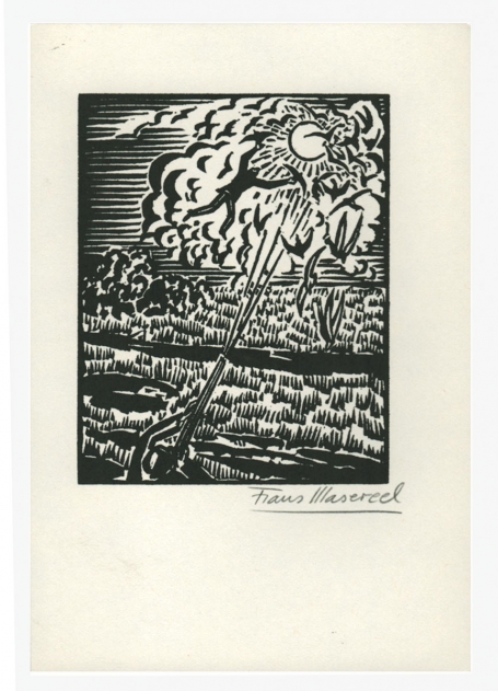 Houtsnede van de  Belgische graticus Frans Masereel kopen