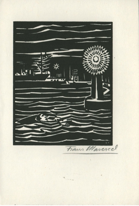 Houtsnede uit Le Soleil van Belgische kunstenaar Frans Masereel kopen