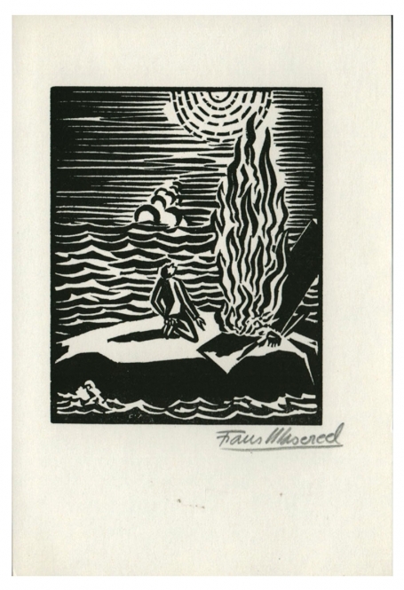 Houtsnede 58/63 :  Le soleil