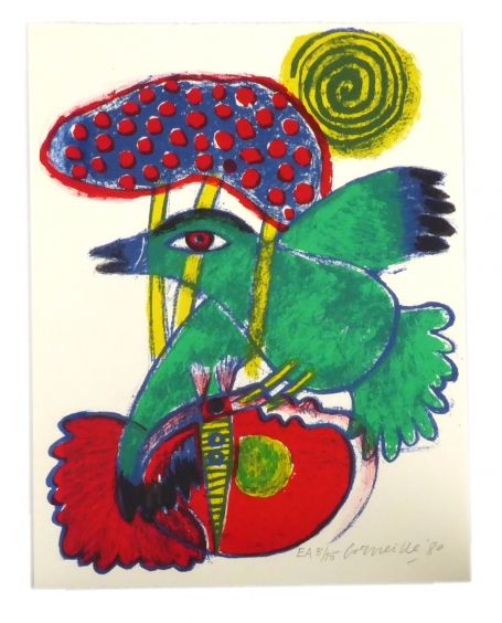 Litho van Corneille epreuve d'artiste