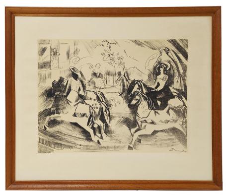 Litho, op de paardenmolen