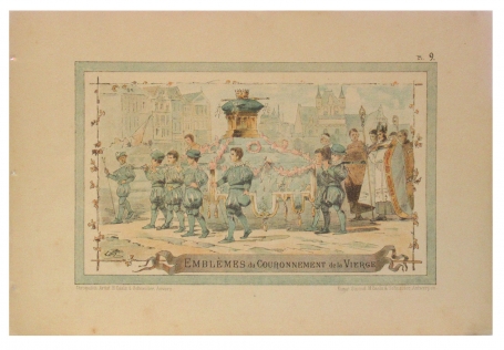 Litho van de Belgische kunstenaar Leo De Pape