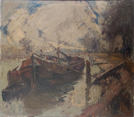 Een schilderij van Leo Spanoghe  kopen