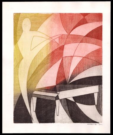Abstractie, de pianiste