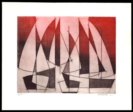 Abstractie, boten en zeilen 7/10