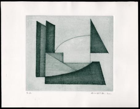 Compositie opstaande figuren E.A.