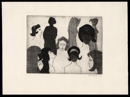 Ets, Dames bij elkaar