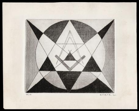 Figuratief abstract, lijnen en vlakken 3/10