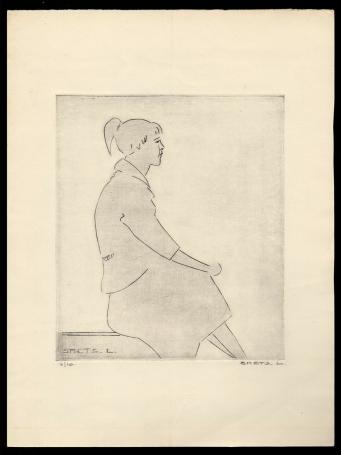 Lieflijk meisje met pony (haarstijl) 1968, Jeune Femme 6/10