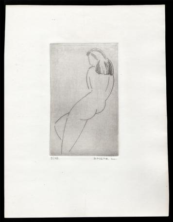 Ruggelings naakt met pony (haarstijl) 2/10