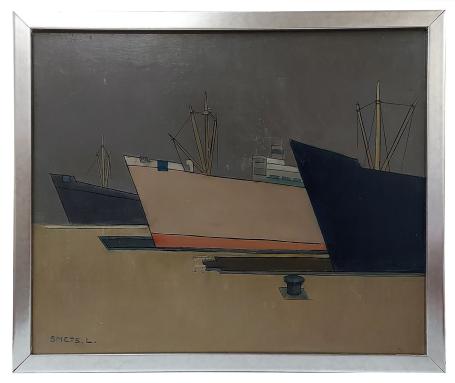 Schepen aan en in de droogdokken