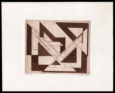 Compositie driehoeken B 1/10 KL.