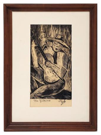 Houtsnede, Guitarero 13/30