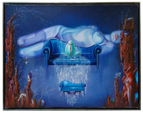Le canapé bleu 1981