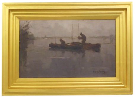 Schilderij van de Nederlandse kunstschilder Henk Leurs