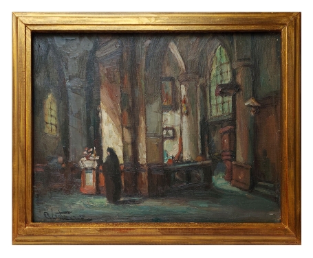 Kerkinterieur te Vorst