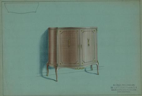 Art deco meubel van Leytens Frères