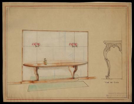 Meubelontwerp art-deco van Leytens Frères