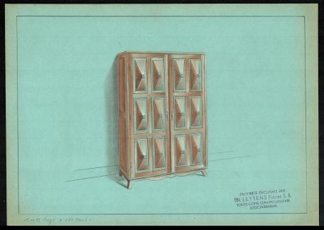 Meubelontwerp art-deco van Leytens Frères