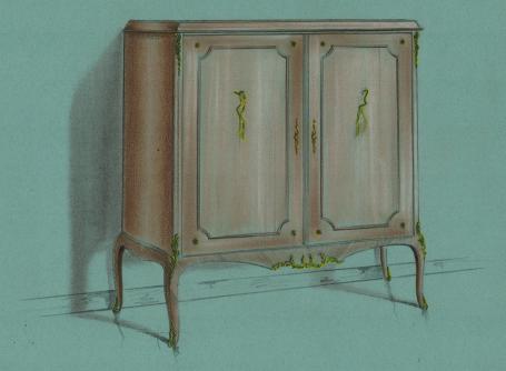 Art deco meuble van Leytens Frères
