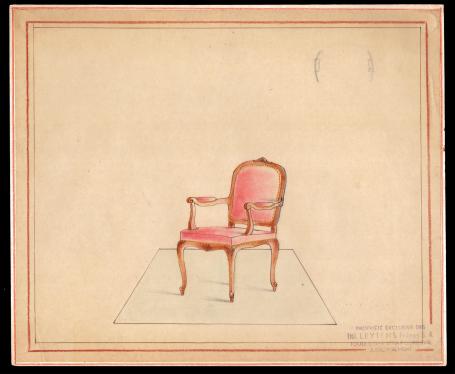 Fauteuil in de Lodewijk XV-stijl, Rococo