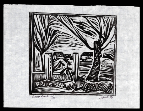 Linosnede Landschap 1979 5/25