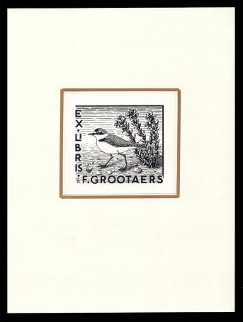 Ex libris F. Grootaers