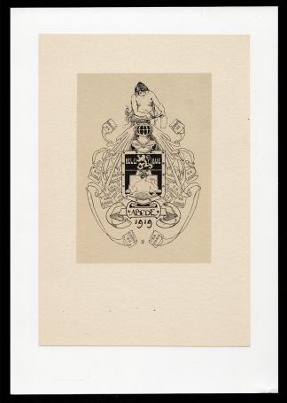 Ex libris Belgique ABCDE 1919