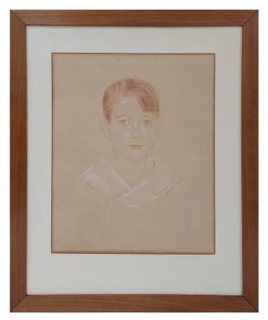 Tekening, Vroom jongentje 1936