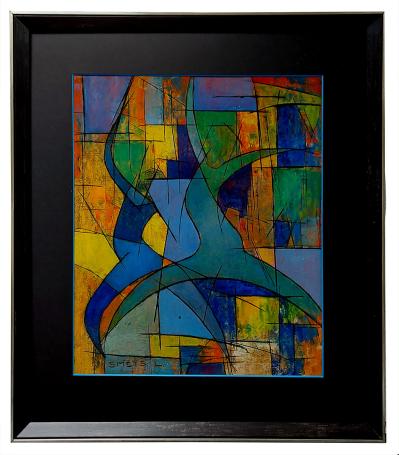 Abstracte gestileerde danseressen