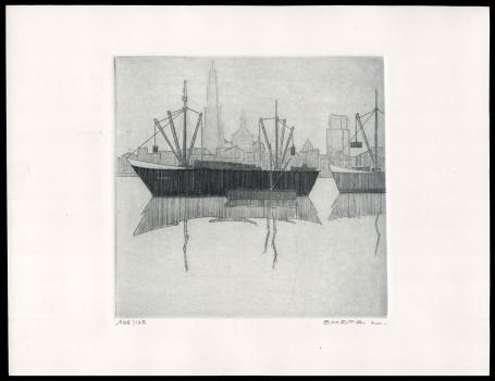 Vrachtschip aan de Antwerpse rede 106/125