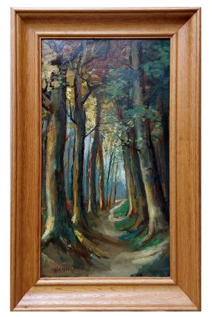 Olieverfschilderij van de Belgische schilder Luc Heirbaut