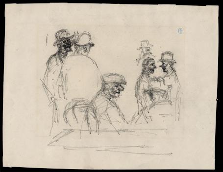 Pratende mannen (+/- 1895)