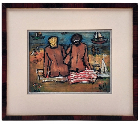 Schilderij van Belgische schilder Ludo Giels 
