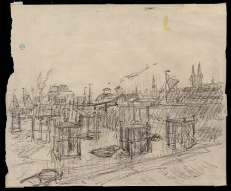 In het droogdok (+/- 1895)