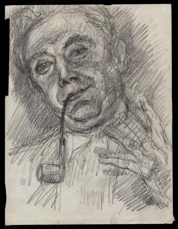 Man met steelpijp (+/- 1895)