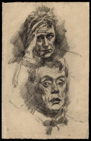 Twee portretten van een man (+/- 1899)