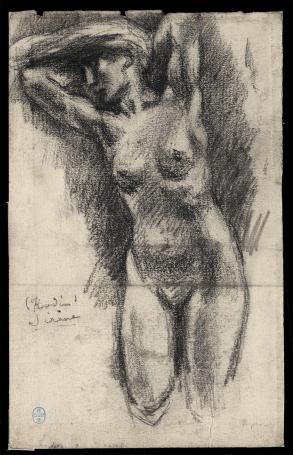 Tekening, Rodin Sirène (+/- 1895)