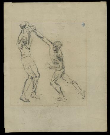 Twee boksers  (+/- 1900)