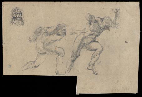 Schetsen atletiek en boksen (+/- 1895)