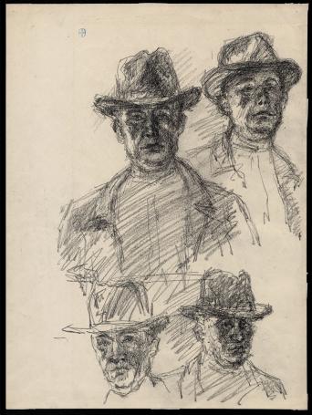 Mannen met hoed (+/- 1895)