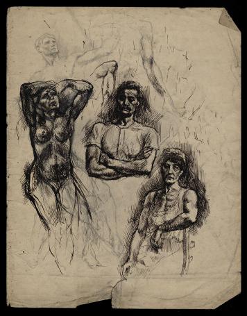 3 stoere mannen (+/- 1910)