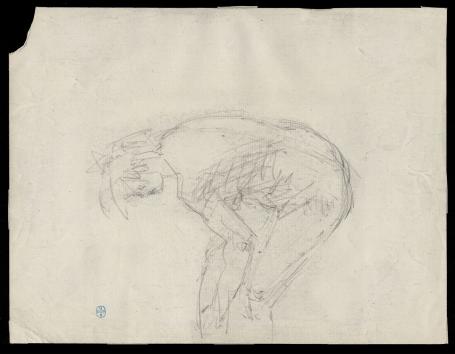 Staand voorovergebogen (+/- 1895)